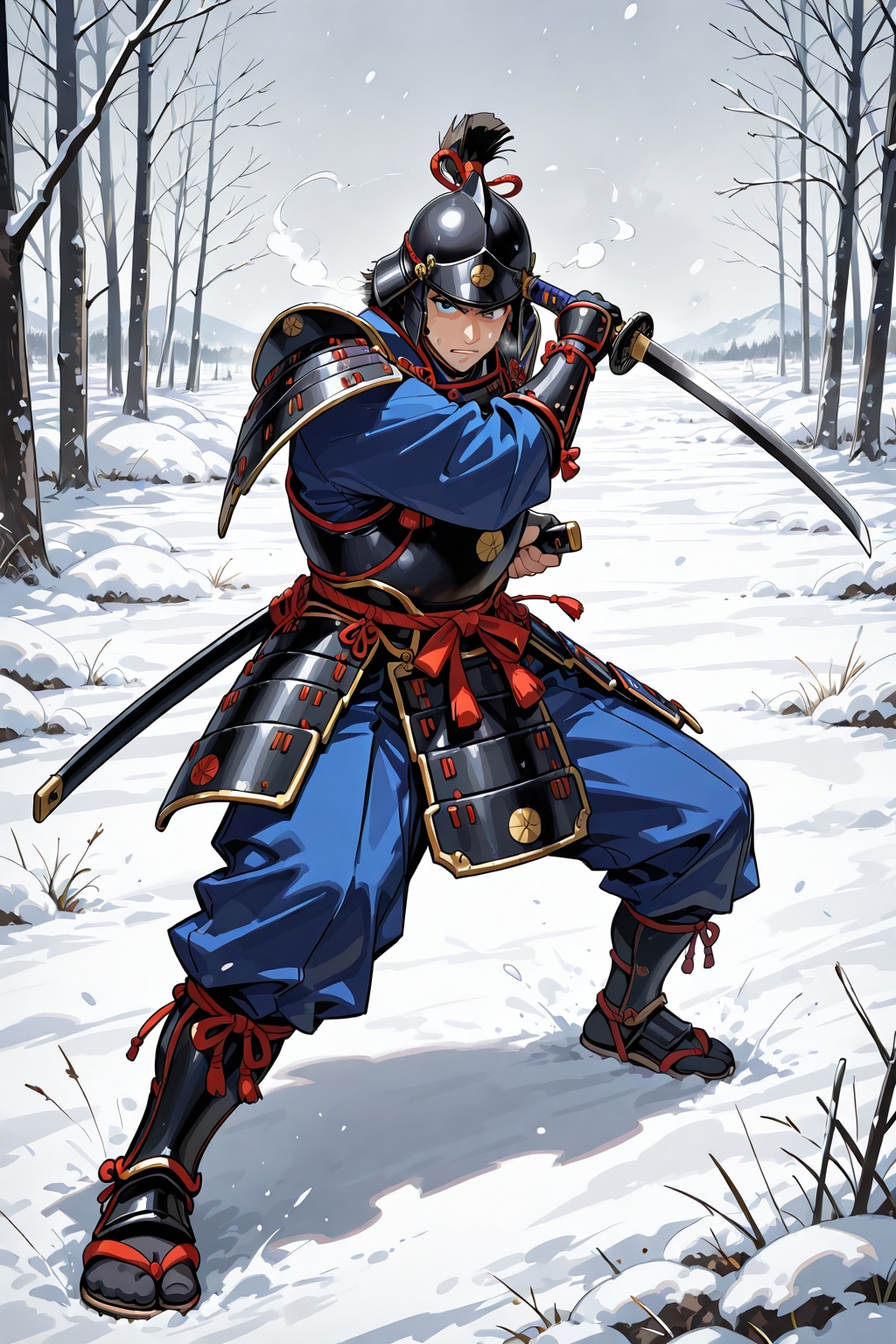 戦闘態勢の立花宗茂