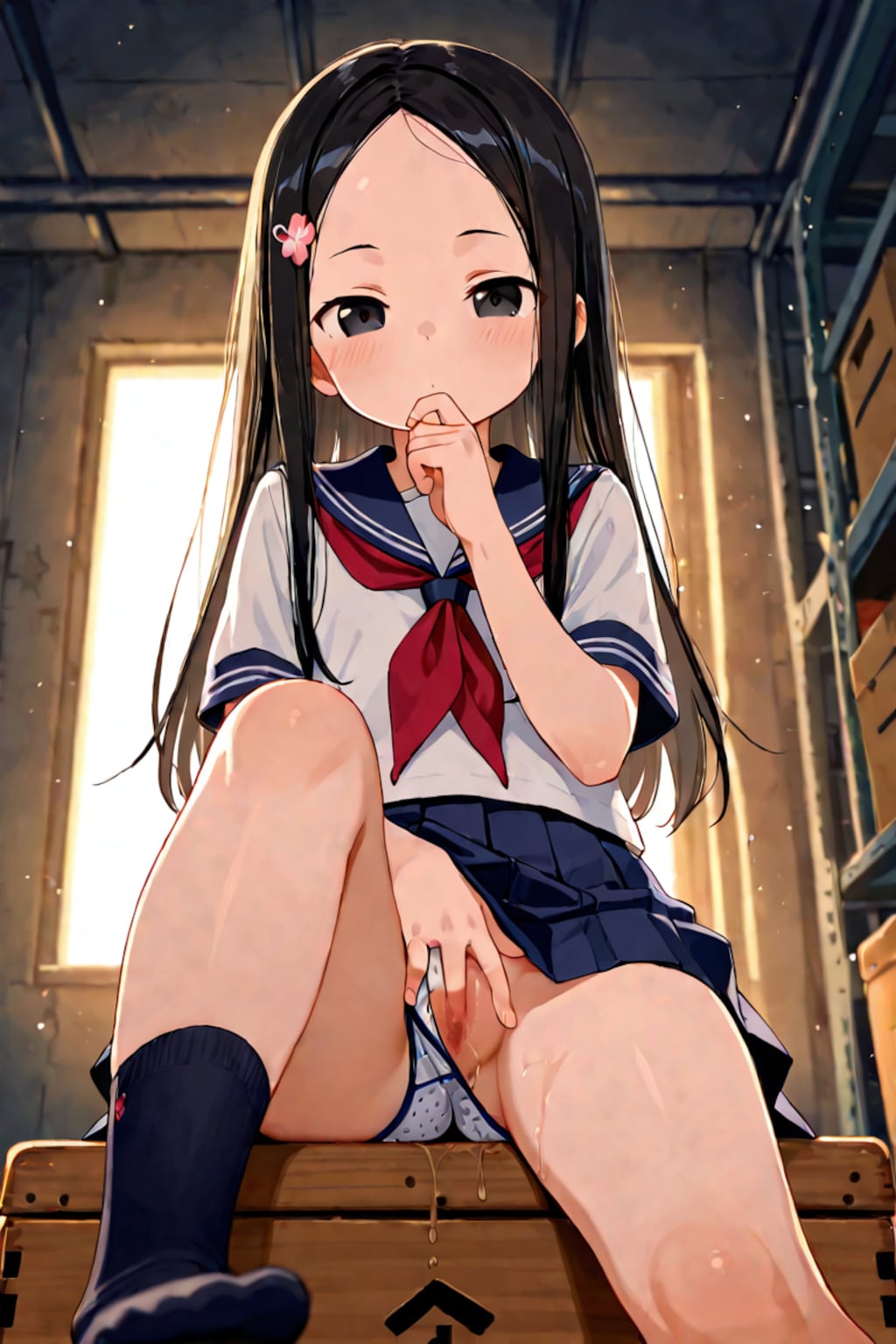 体育倉庫で見せるって