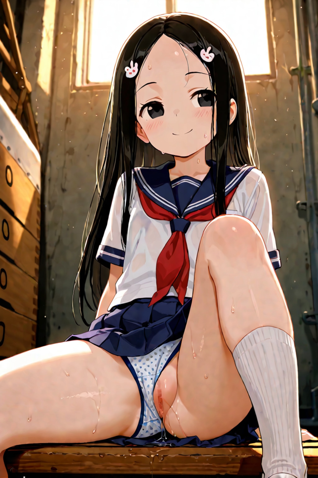 体育倉庫で見せるって