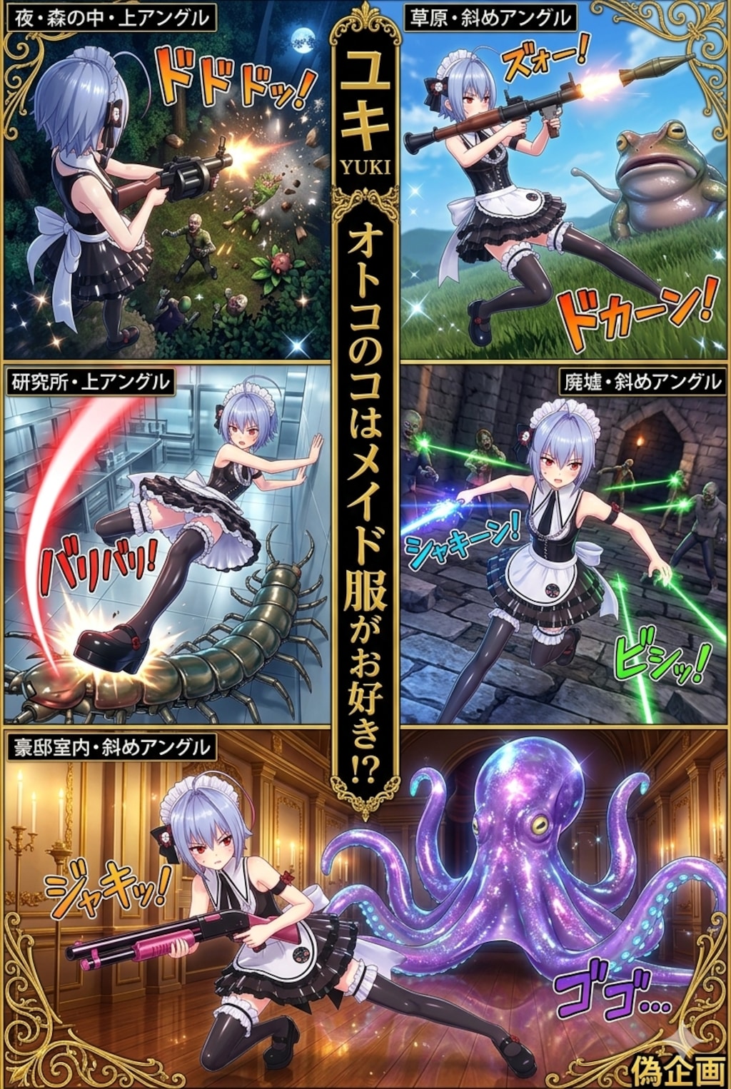オトコのコはメイド服がお好き!?　ユキ