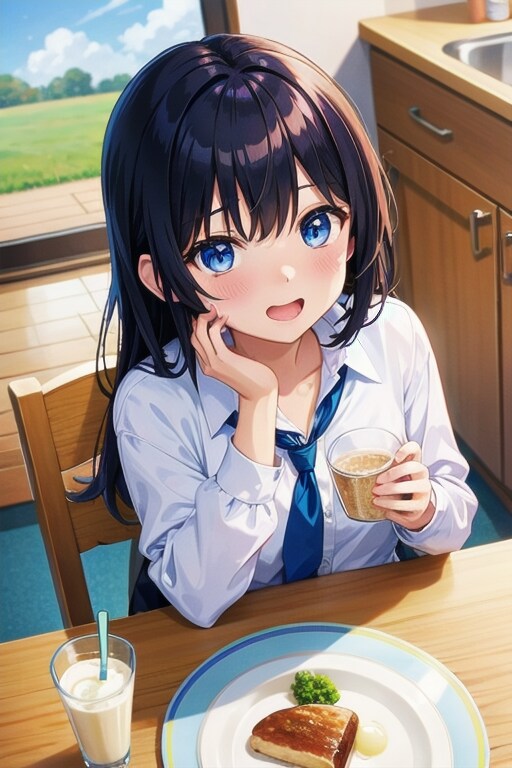 おはよっ✨朝ごはん食べよっ🍞🍳🥗