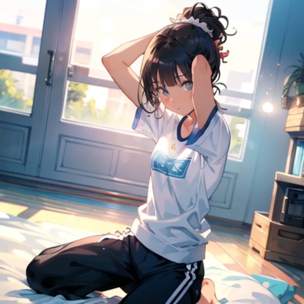 ストレッチの準備