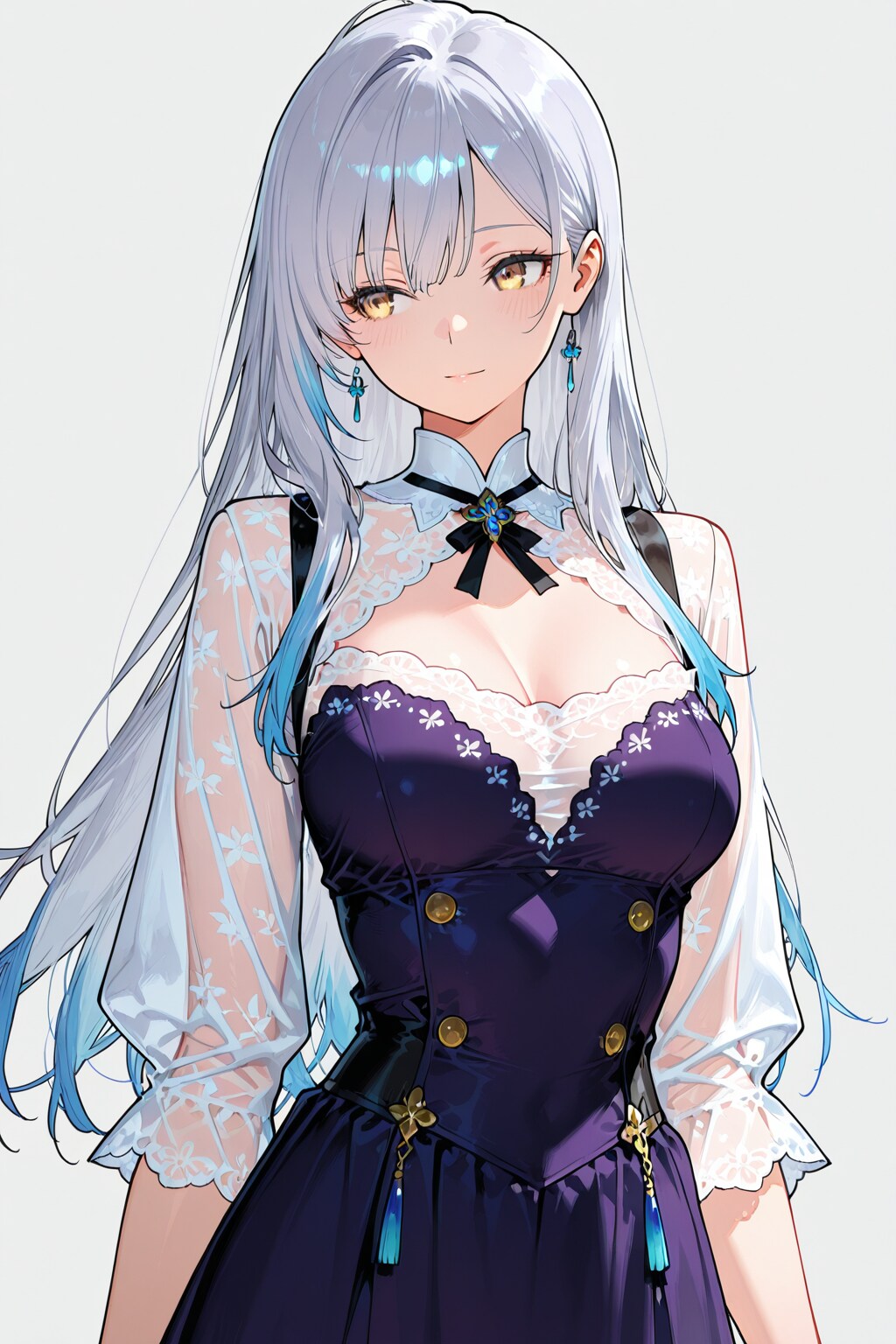 パープルドレス