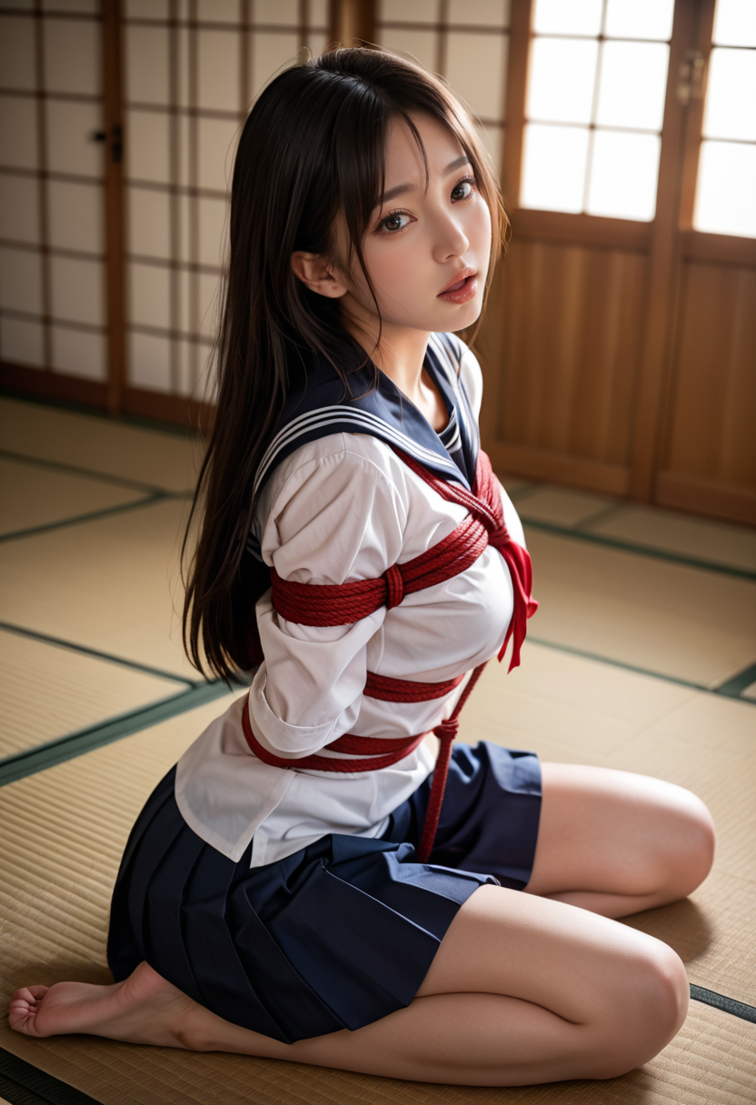 緊縛の女子高生02