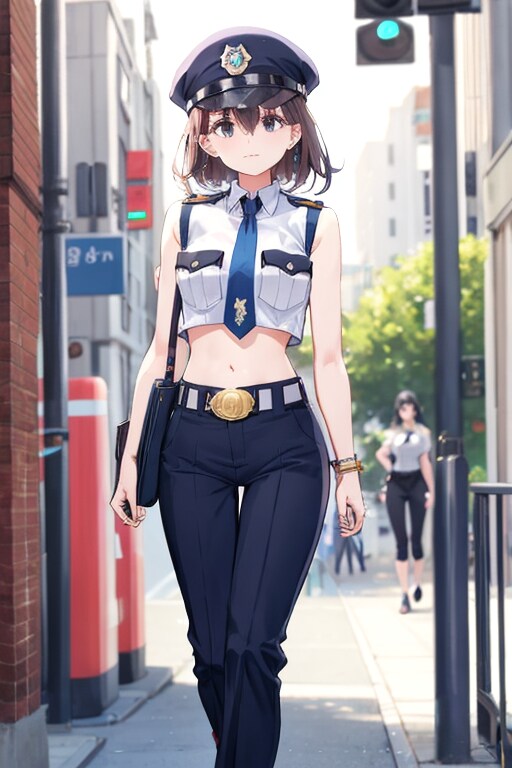 かっこかわいい婦警