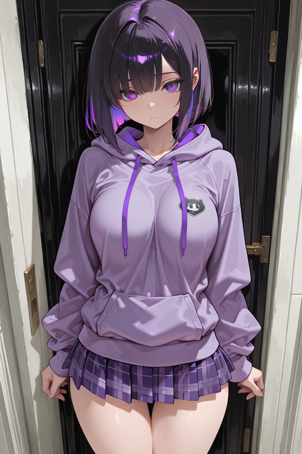 紫色が似合う女の子13