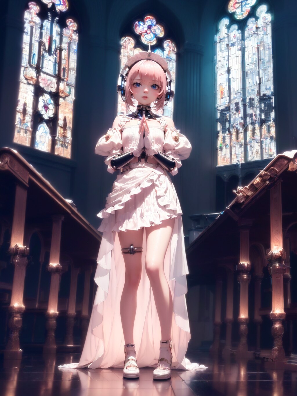 サイバーウェディングドレス