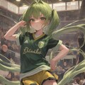 緑髪スポーツ少女 7枚目