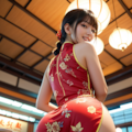 チャイナドレスの店員さん04 2枚目