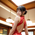 チャイナドレスの店員さん04 3枚目