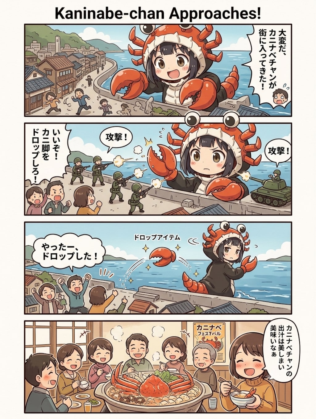 【03】アイテムドロップ！カニナベチャン