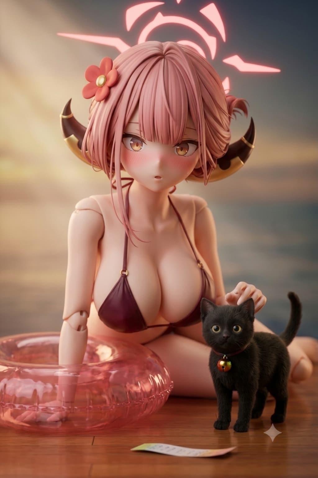 ブルーアーカイブ 陸八魔アル　アクリルドールフィギュア