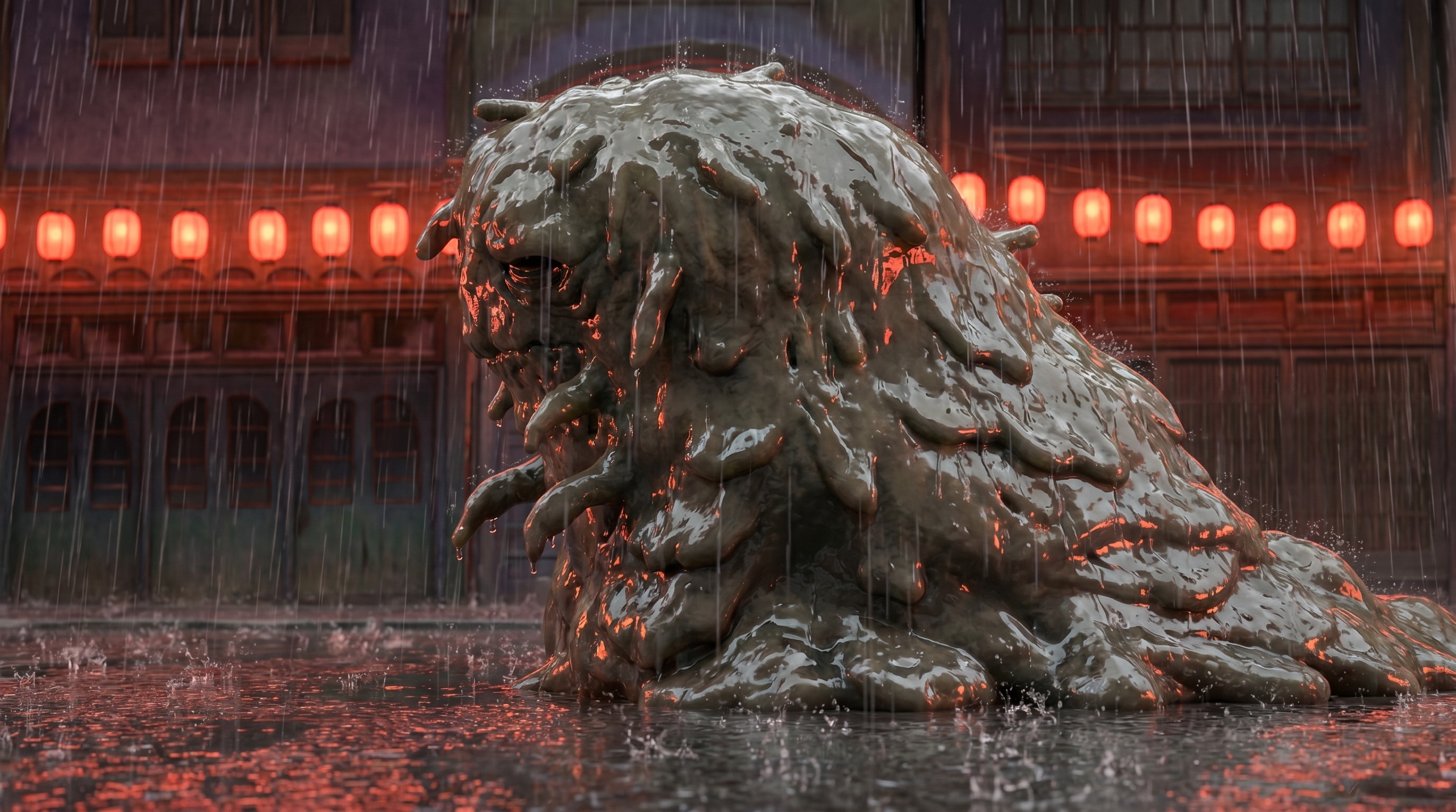 雨に紛れてロクでもないものが紛れ込んだかな | の人気AIイラスト・グラビア