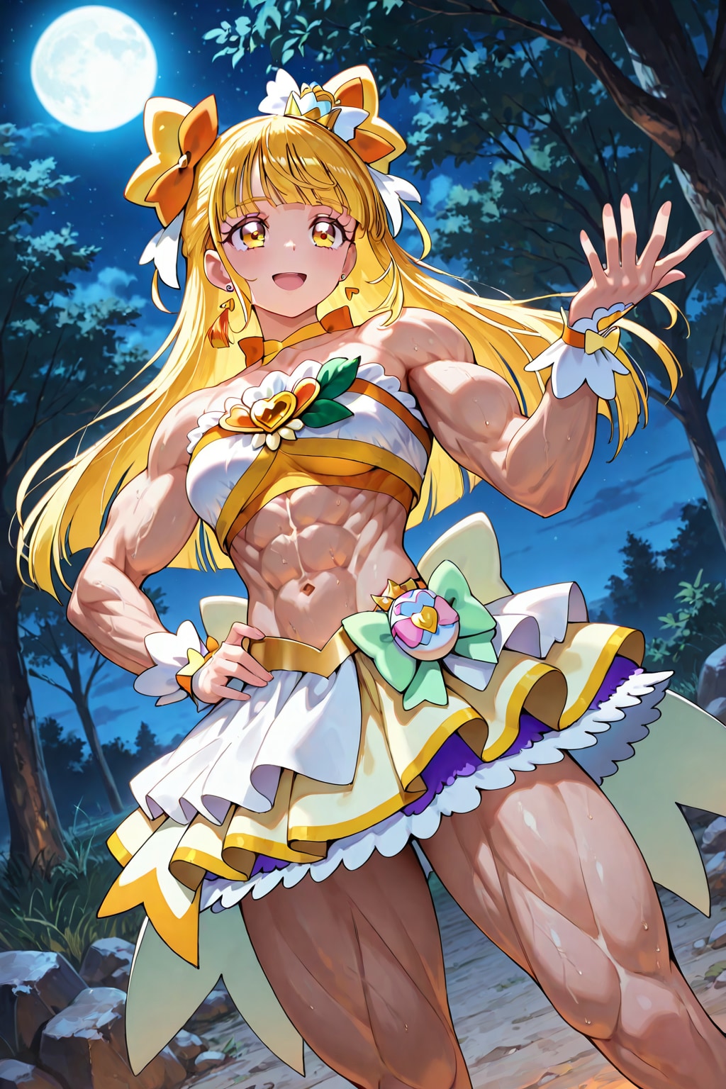 hyper muscular idol?