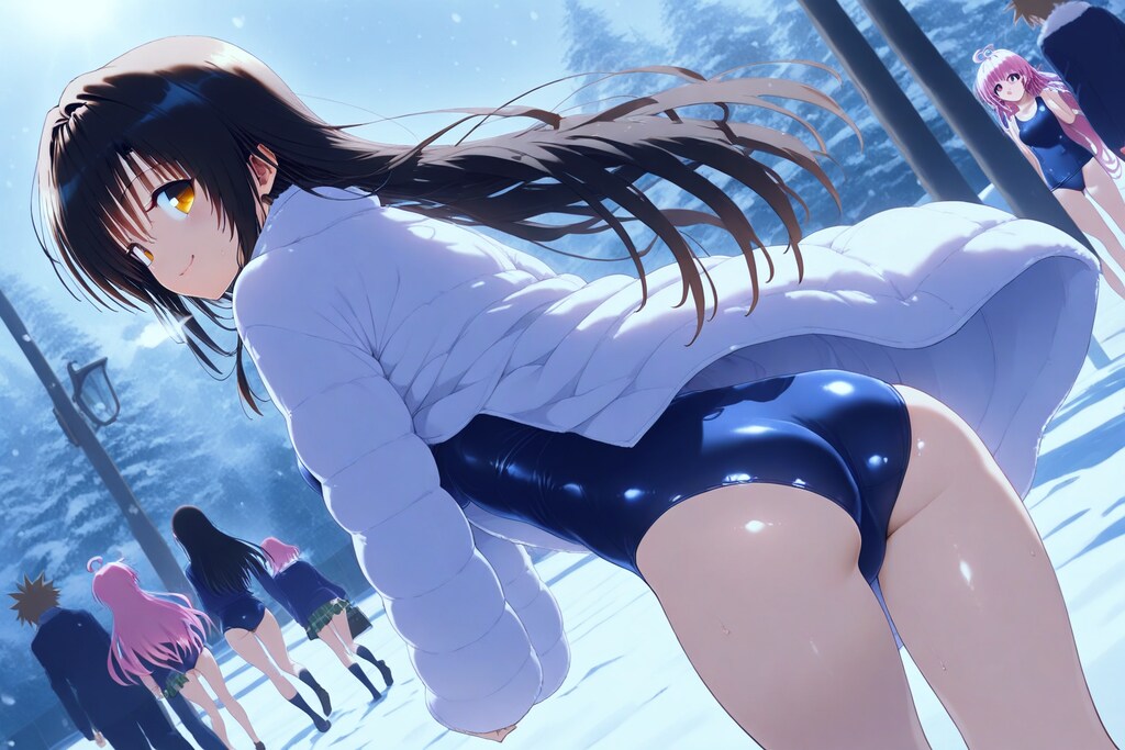 BUTTERさんで寒中キャイ～ンポーズ