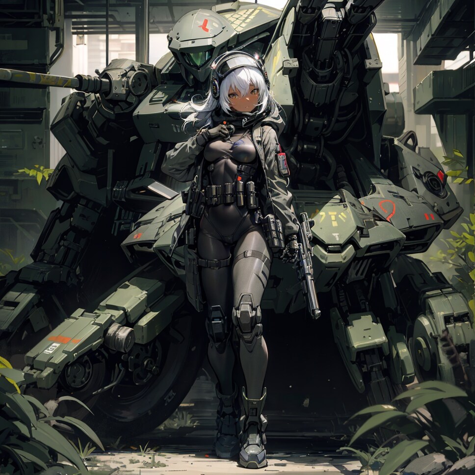 Girl and Robot1103