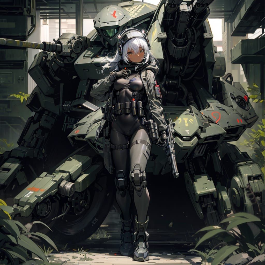 Girl and Robot1103