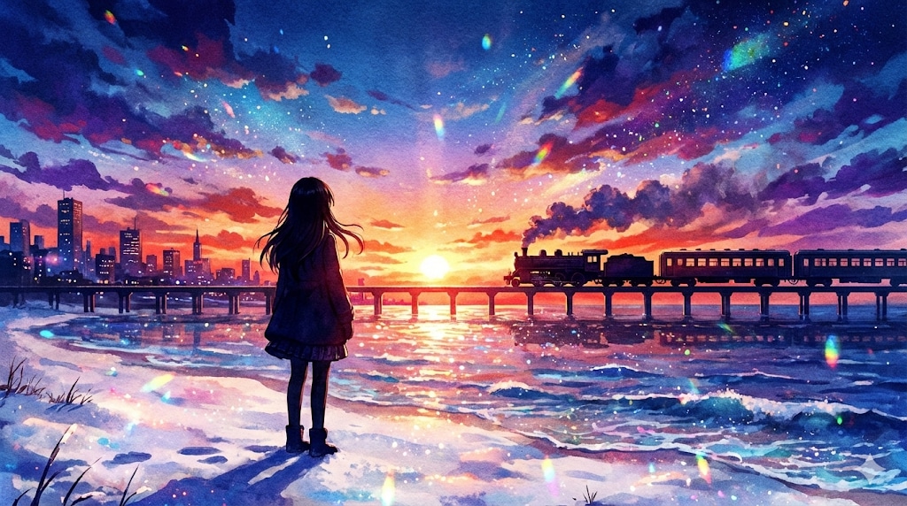 過去と未来の架け橋 | の人気AIイラスト・グラビア