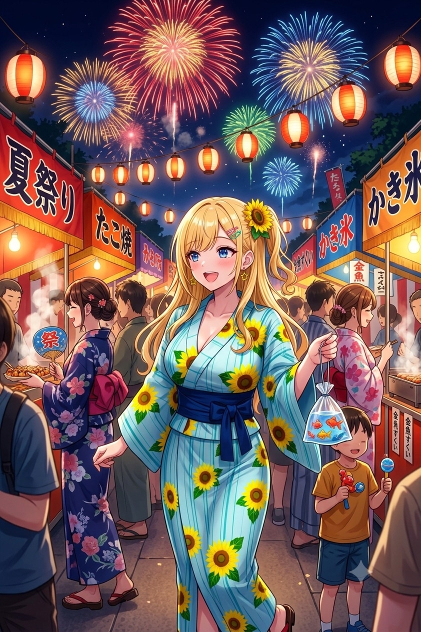 夏祭りとナミちゃん