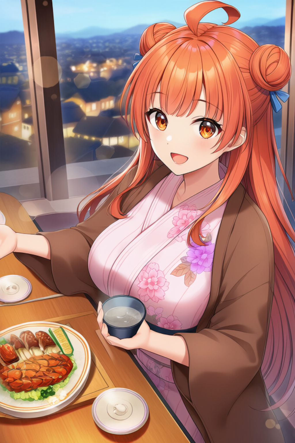 旅館で爆食い生誕祭🎉