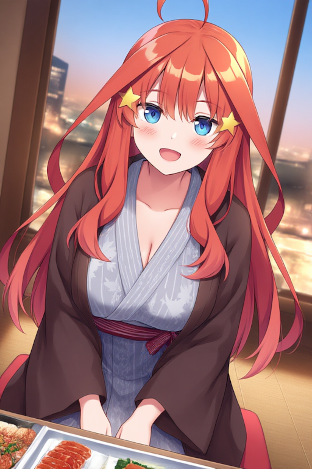 旅館で爆食い生誕祭🎉