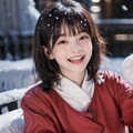 雪の夜。2人ではしゃいだ。 7枚目