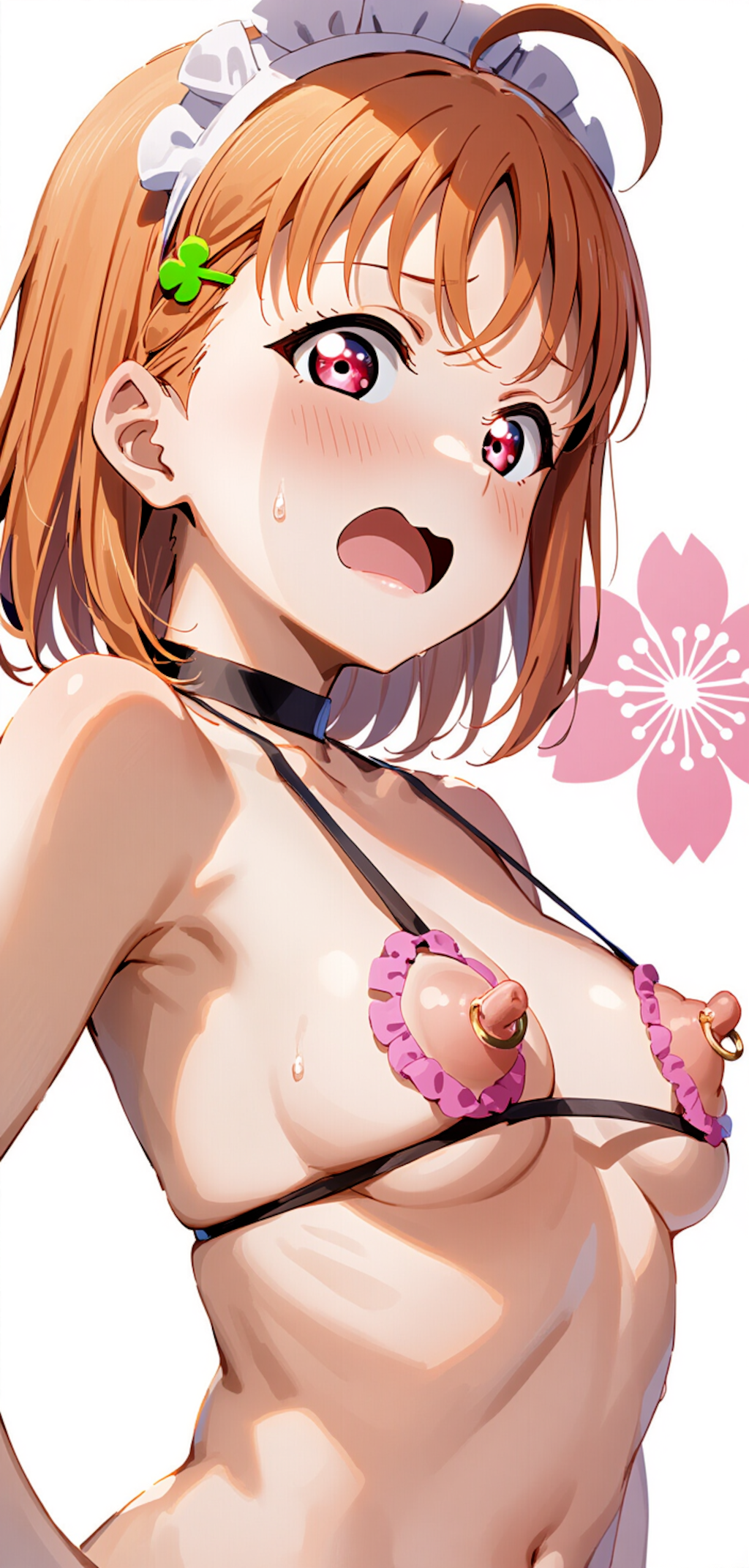 NovelAIさん、いつのまにこんなに下品な乳首描けるようになったんですか