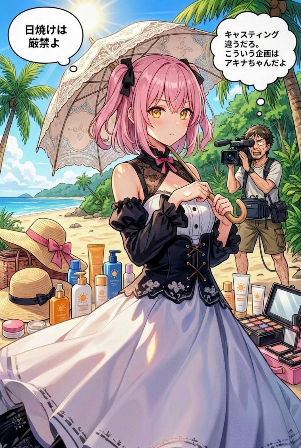 頑張れハルネちゃん〜無人島サバイバル(？)編