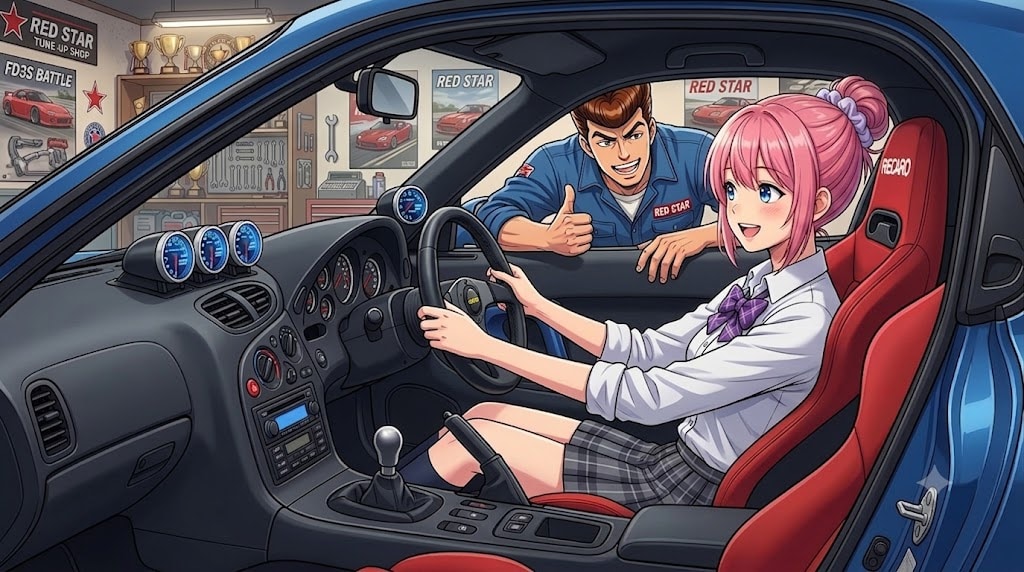ピンクアプドゥちゃん🩷 RX-7 FD3S最終型