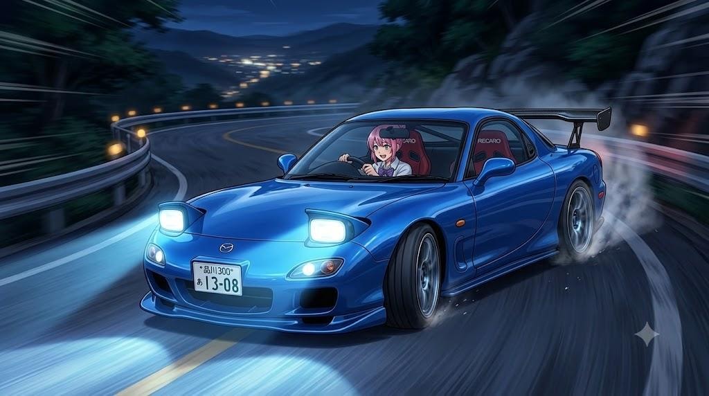 ピンクアプドゥちゃん🩷 RX-7 FD3S ブーストUP仕様