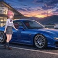 ピンクアプドゥちゃん🩷 RX-7 FD3S ブーストUP仕様 3枚目