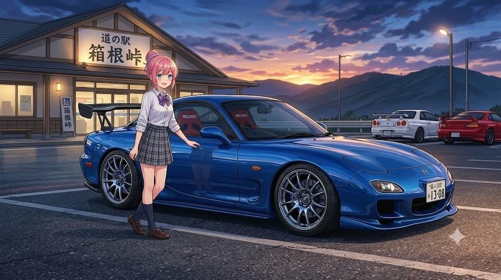 ピンクアプドゥちゃん🩷 RX-7 FD3S ブーストUP仕様