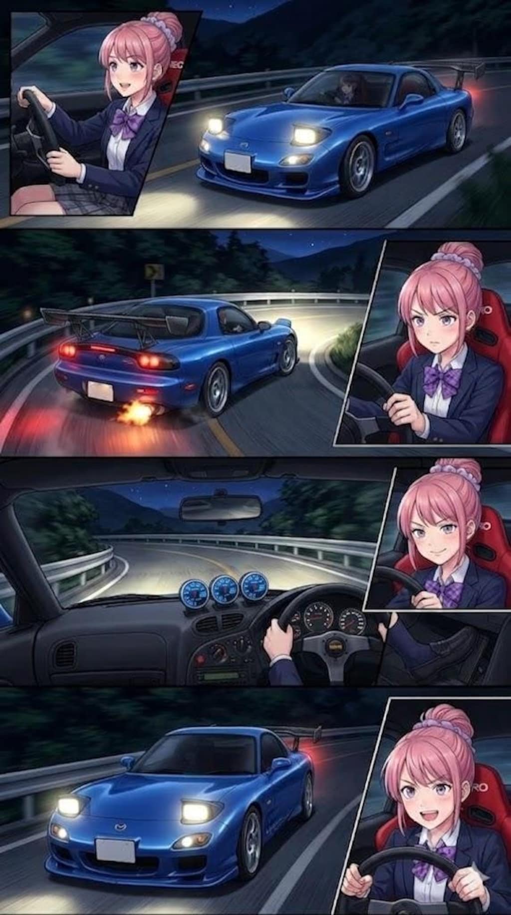 ピンクアプドゥちゃん🩷 RX-7 FD3S ブーストUP仕様