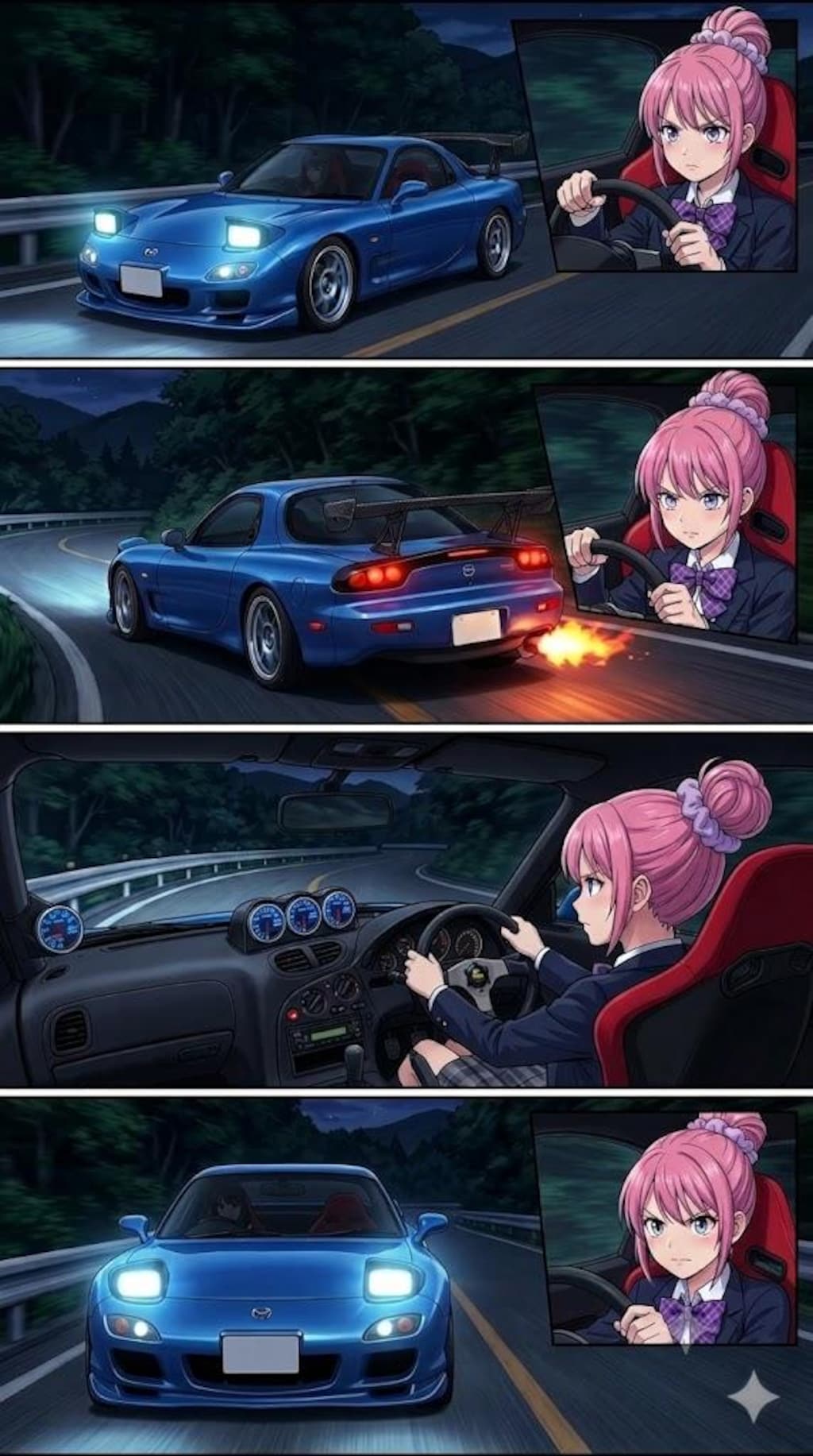 ピンクアプドゥちゃん🩷 RX-7 FD3S ブーストUP仕様