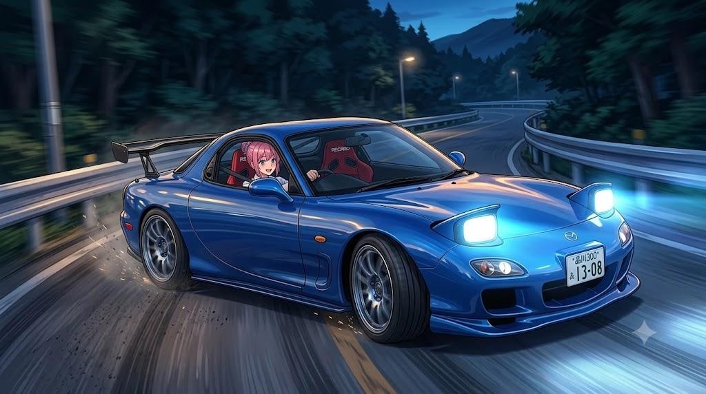 ピンクアプドゥちゃん🩷 RX-7 FD3S ブーストUP仕様