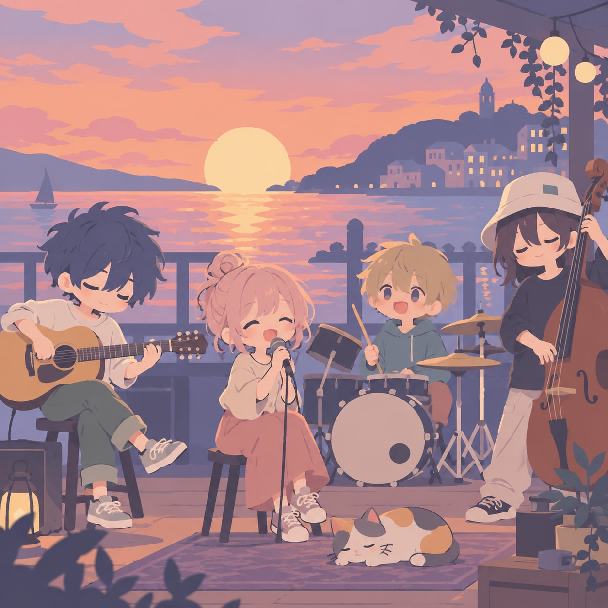 サンセットロンド | の人気AIイラスト・グラビア