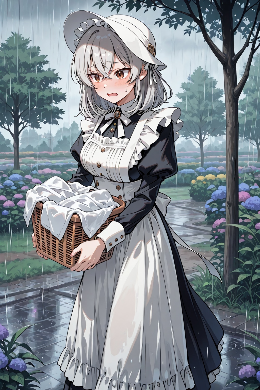 メイドさん１６９（アイリ） | の人気AIイラスト・グラビア