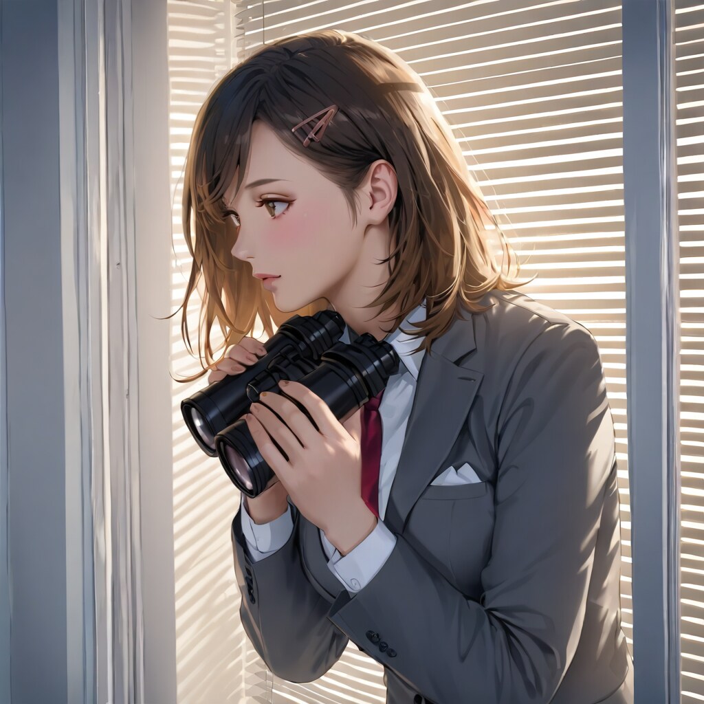 外側にいたら、ブラインドの意味ないねw