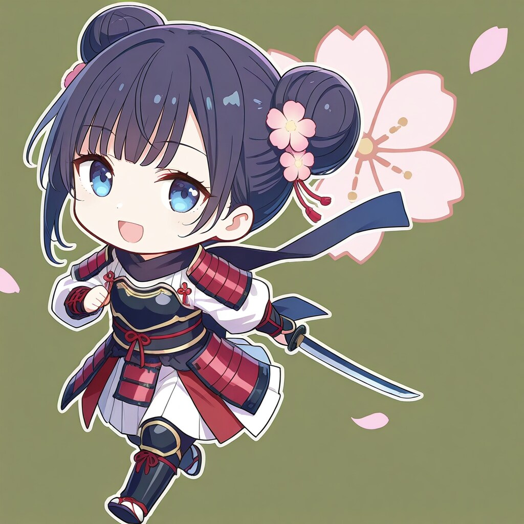 サムライガール、ちびだんごちゃん🍡✨
