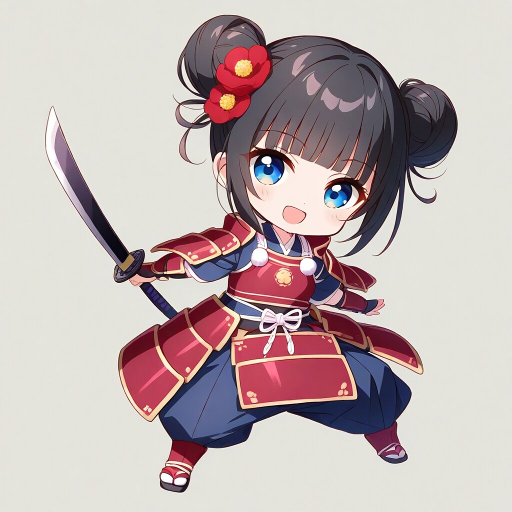 サムライガール、ちびだんごちゃん🍡✨