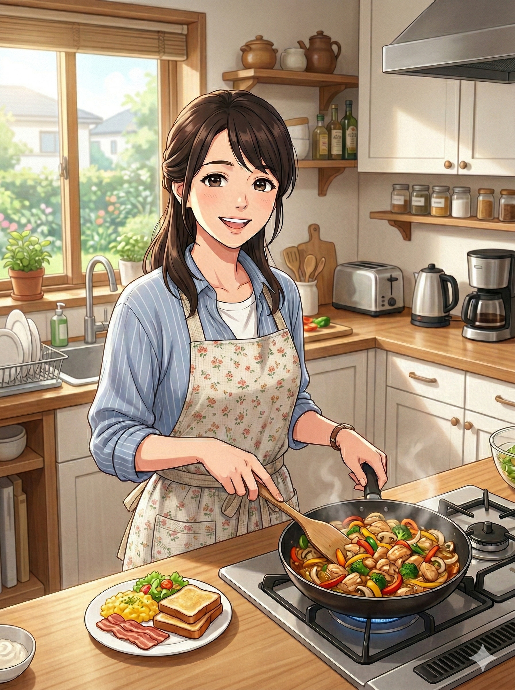 料理中の女性 | の人気AIイラスト・グラビア