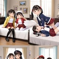 女の子ペアポーズ集１(4ポーズ×10枚) 2枚目