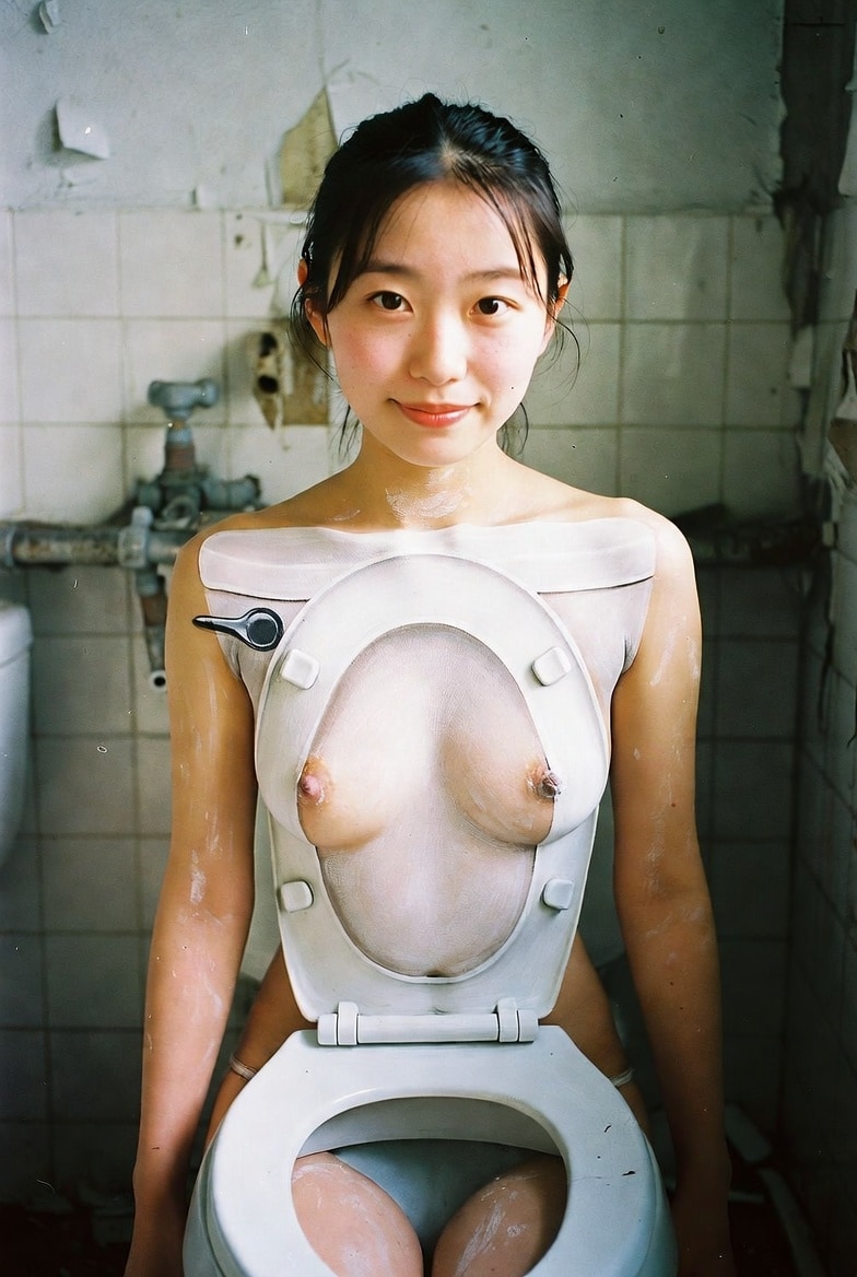 トイレに変装