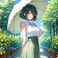 芽生ちゃんの日傘（FA） 2枚目