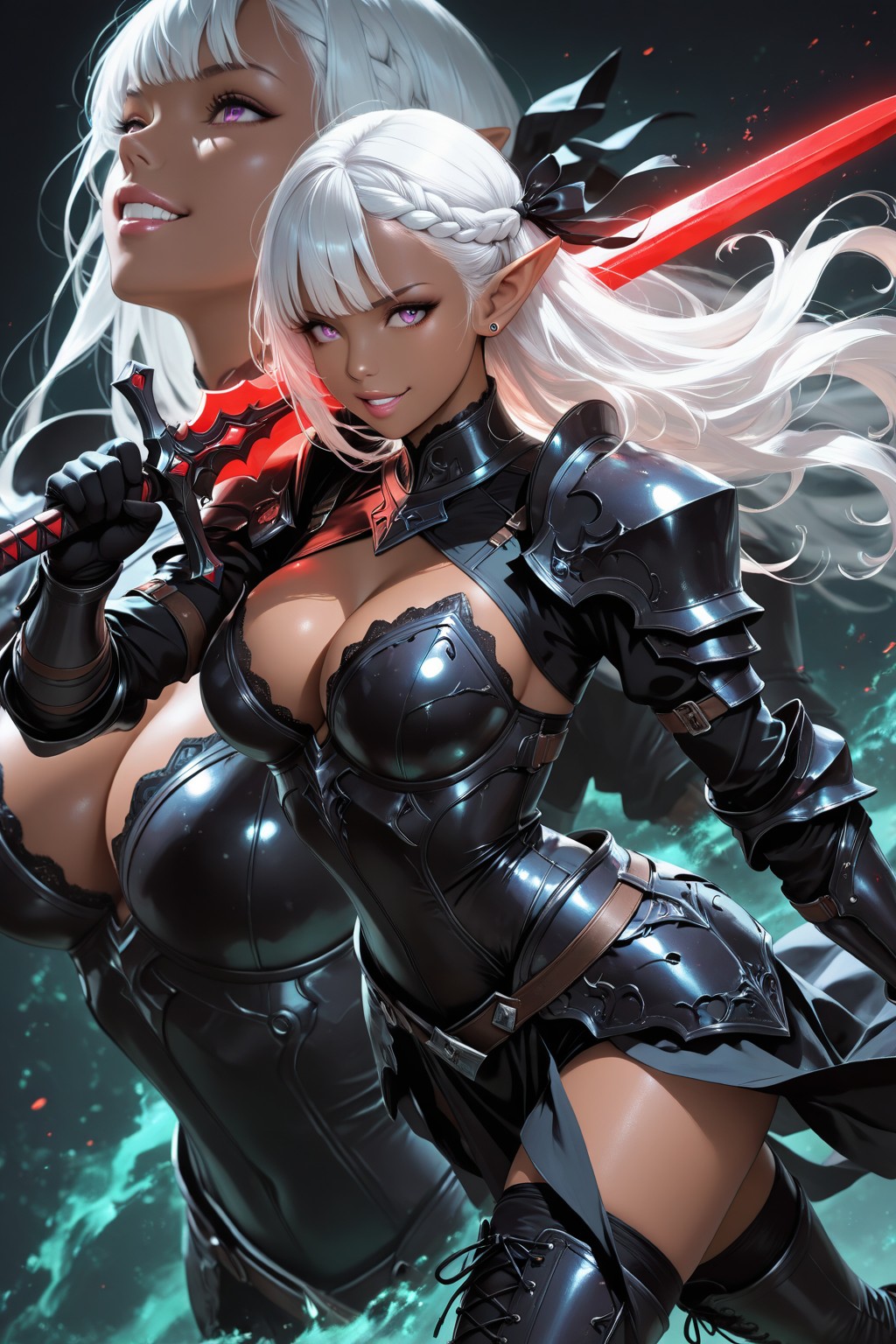 Beautiful Dark Elf（漆黒の傭兵・ダークエルフ【プロフィール・自己紹介／光が強ければ影もまた… 篇】）