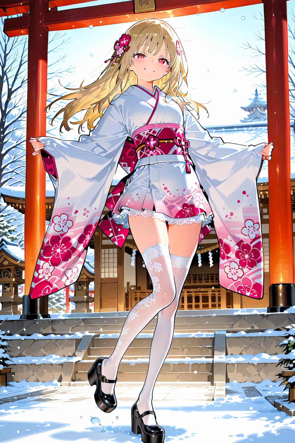 フェニちゃんの初詣