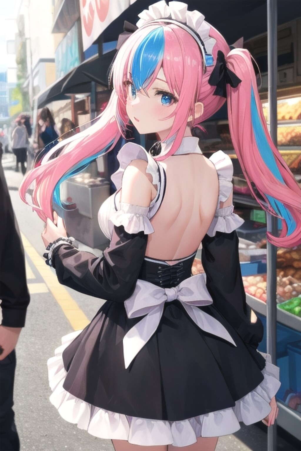 この先です。例のお店。