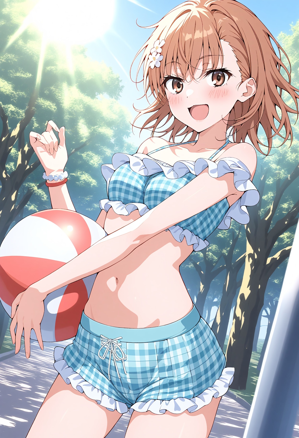 チェックフリルブラビキニ（御坂美琴）（ちえちゃん）