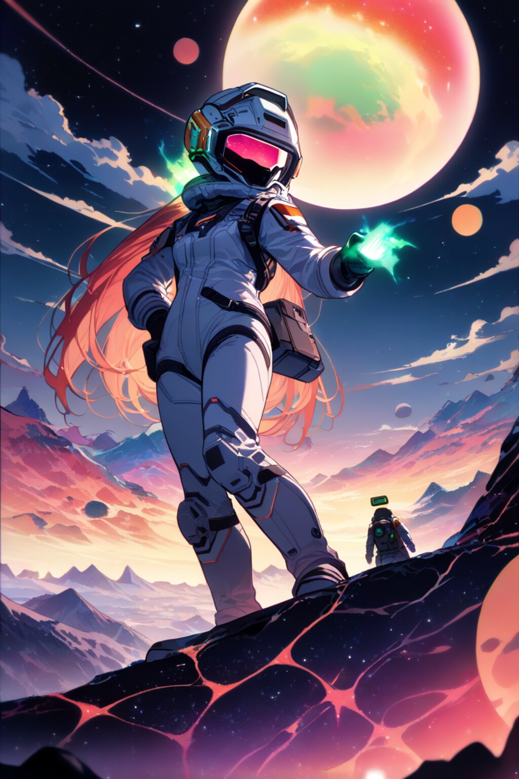 惑星を旅する探検家