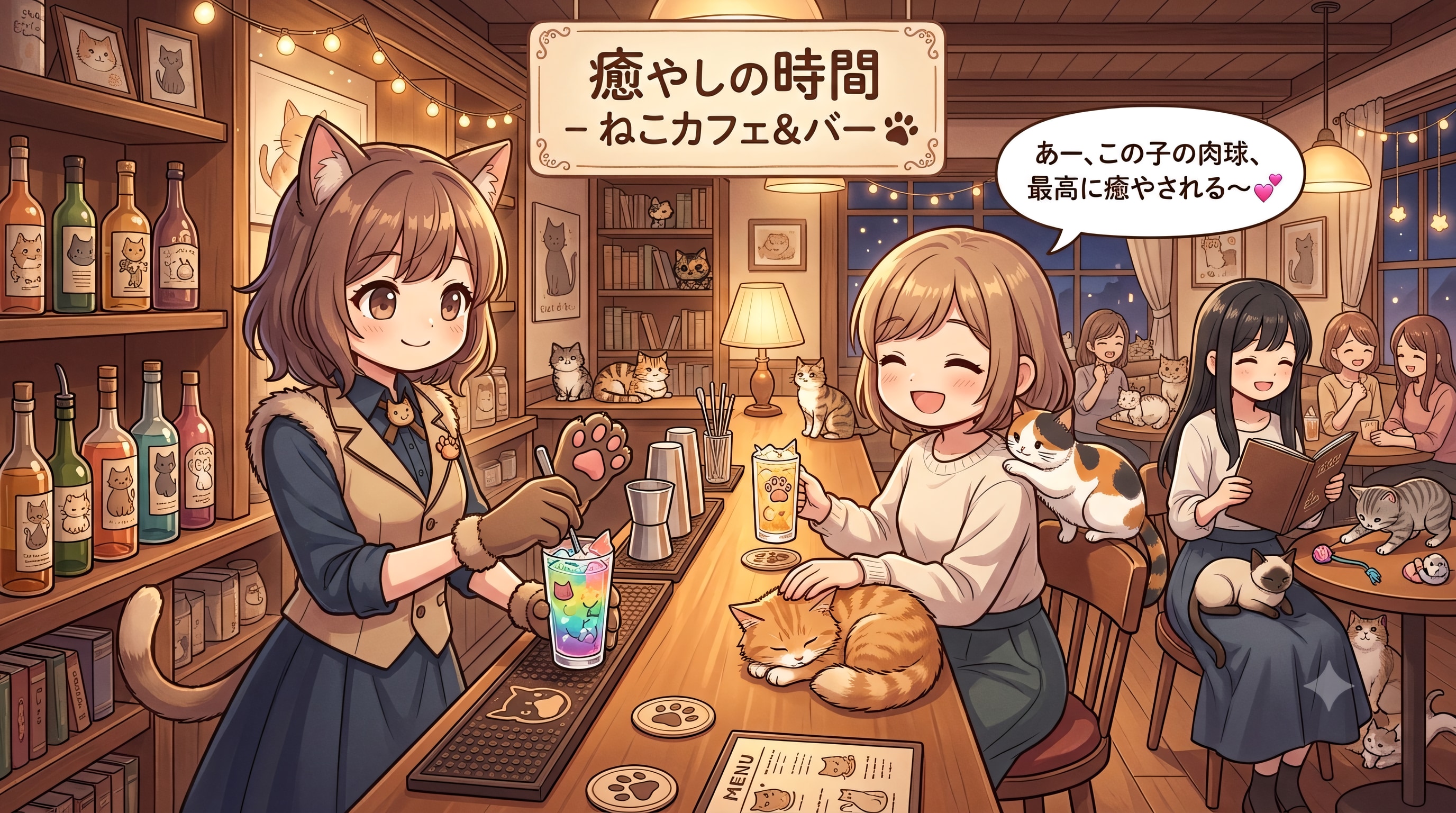 【#BarCat】猫カフェバーへようこそ♪２